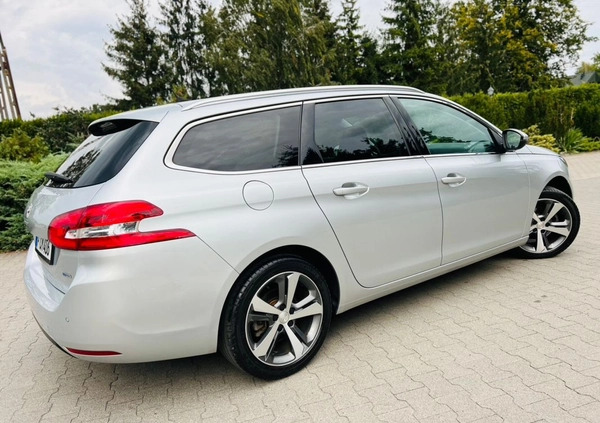 Peugeot 308 cena 42900 przebieg: 89000, rok produkcji 2016 z Człopa małe 407